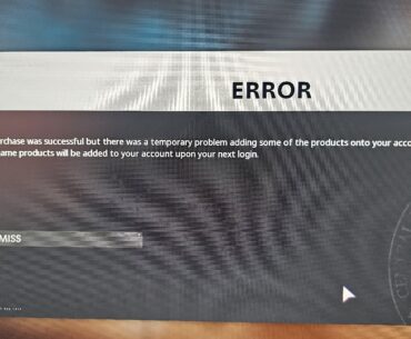 This happens after i bought the Special Ops: Pro Pack w/2,500 CP, & i didn't receive my Bundle after i purchased it