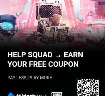 Buy at least 60 UC and you will receive a bonus package.