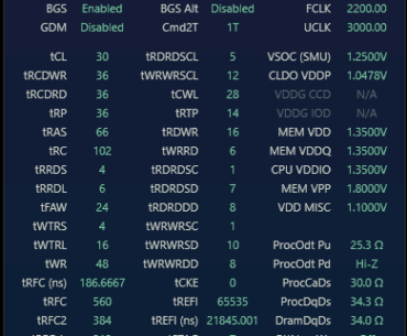 any ideas for improvement? Sub and Primary-timings (Hynix M-die)