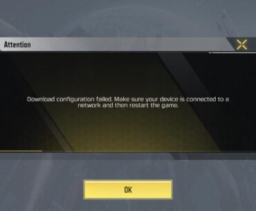 Download configuration failed error message. What does this even MEAN?