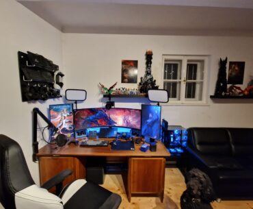 Battlestation for gaming, streaming and work - just finished my new PC.