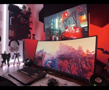 White and red