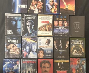 Some movies I own that have cyberpunk elements. Which of these are your favorite?