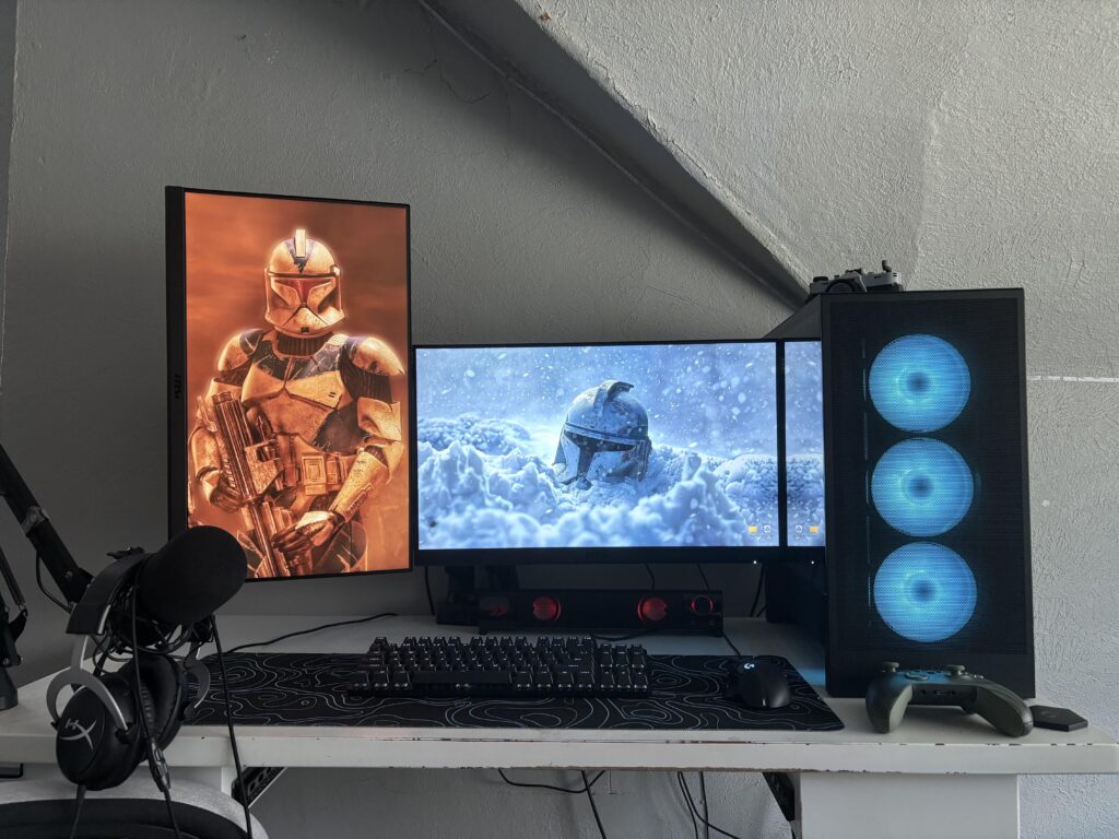 My setup as a high schooler