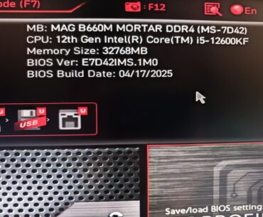 "Undervolt Protection" BIOS Settings