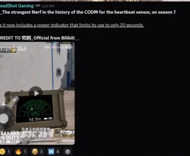 Another stupid nerf that isn't needed, I swear the devs are smoking something other than crack
