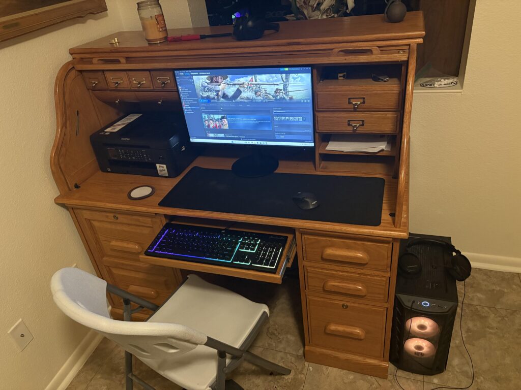 My first computer setup