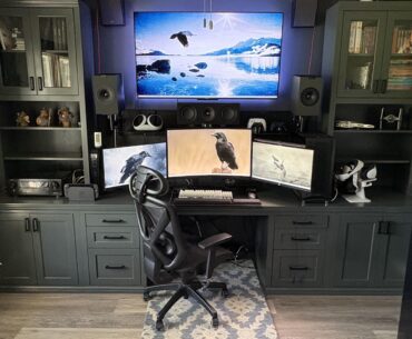 Quad display and full 7.1.2 Atmos in a tight 10×12 — small room, big immersion