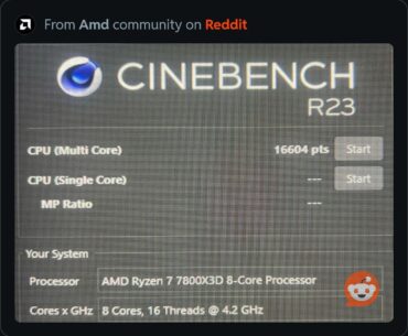 7800x3d ITX Build- 16604