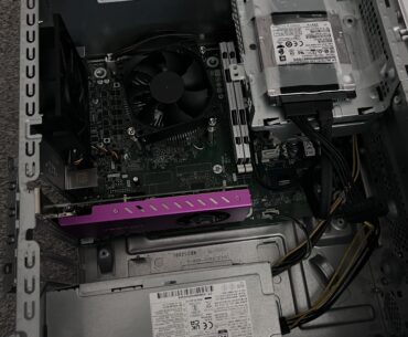 Just transformed an office PC into a gaming PC