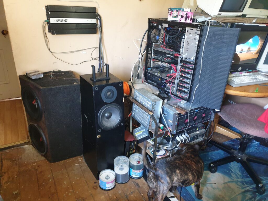 the monster battle station just got extra rumbley!(and clean)