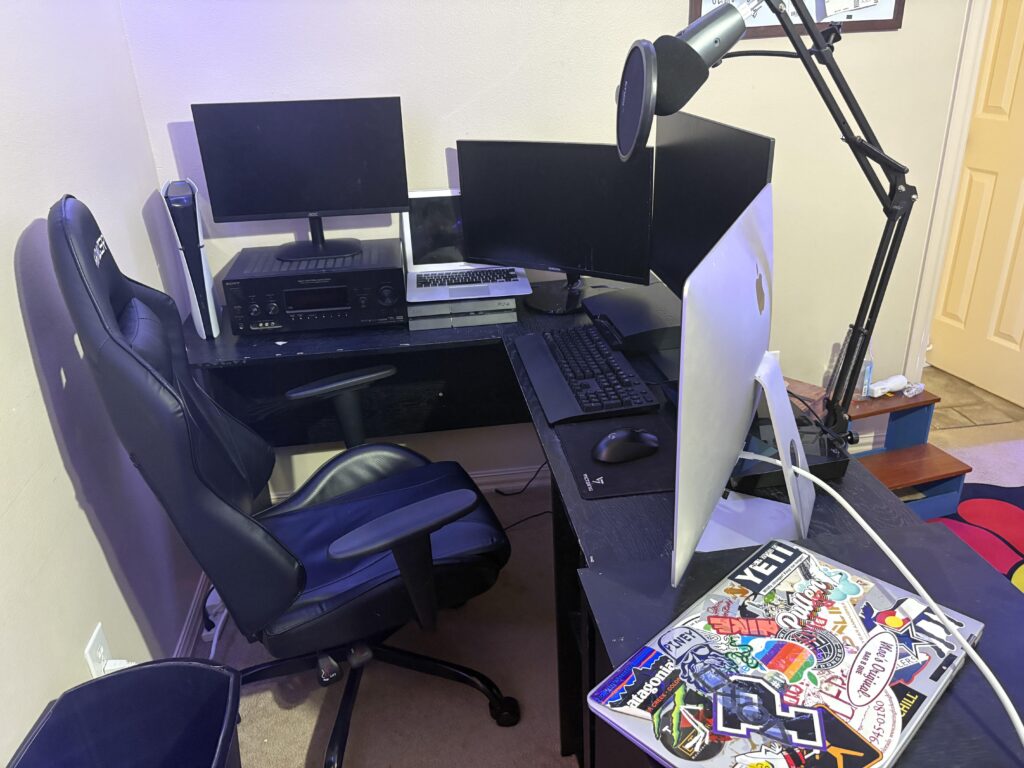 My unhinged setup