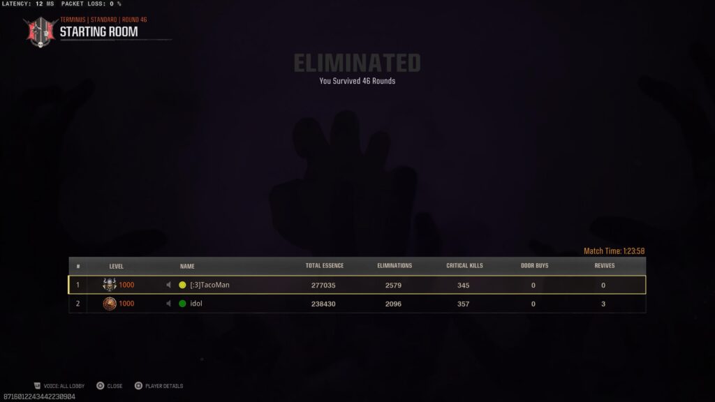 Term Starting Room Round 46 No Gums