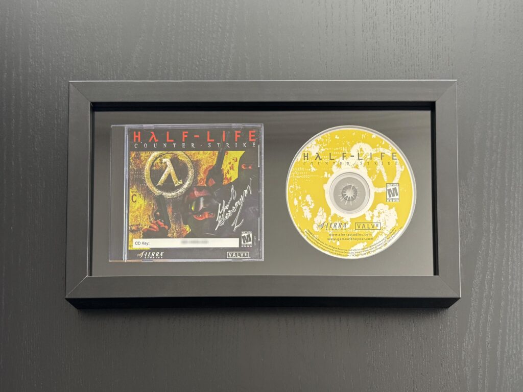 Had the pleasure of meeting the creator of Counter-Strike and he signed my CD from 25 years ago