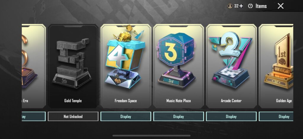 Trade trophy for trophy?