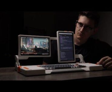 DIY Dual-Screen Cyberdeck: Sleek Design, Ultimate Functionality