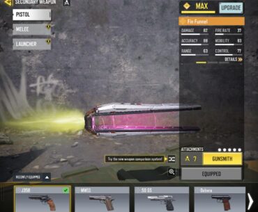 Beautiful skin but terrible gun