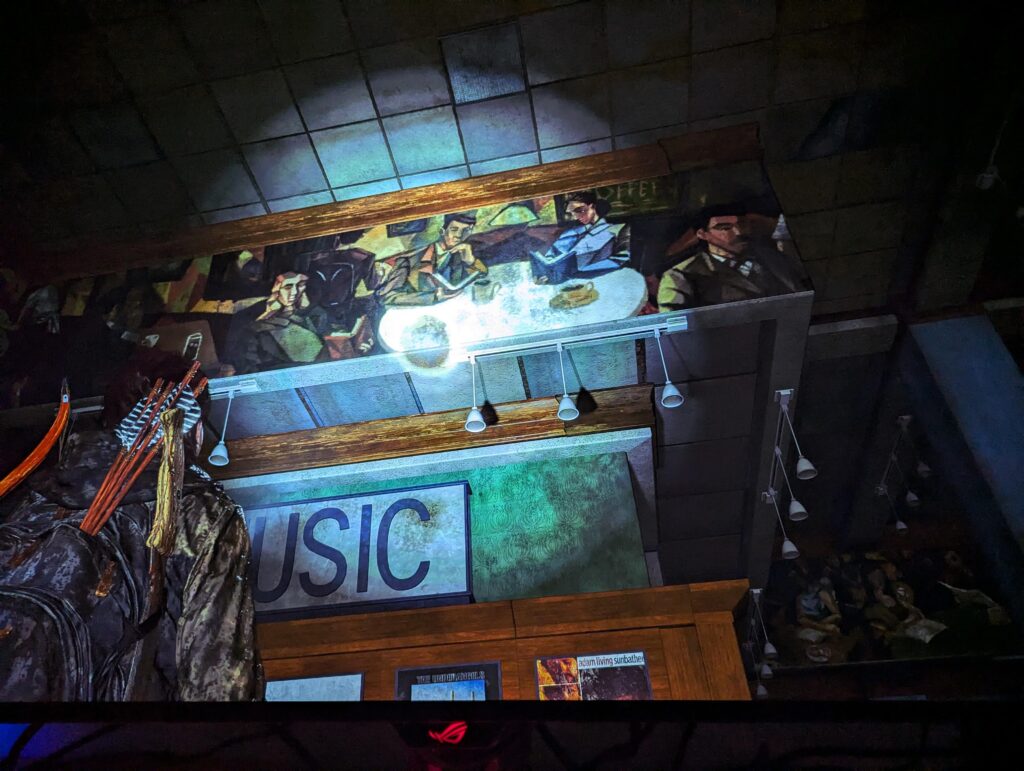 Is this the Barnes & Noble wall art from the 90s? (The Last of Us Part II)