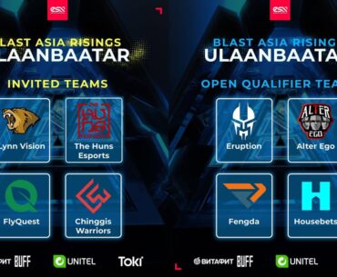 Blast Rising Asia Fall 2025 (LAN) Participating Teams Announced, The Huns to Replace Tyloo due to Visa Issues