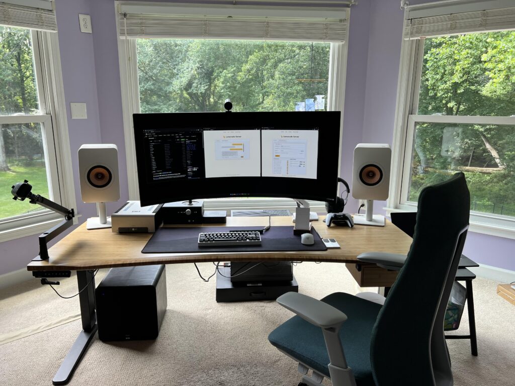 Mixing hifi, housepets, and a high performance LLM PC lab really raises the stakes on cable management