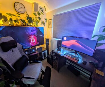 This is my box room battlestation/home theatre setup. What changes/improvements/upgrades would you recommend?