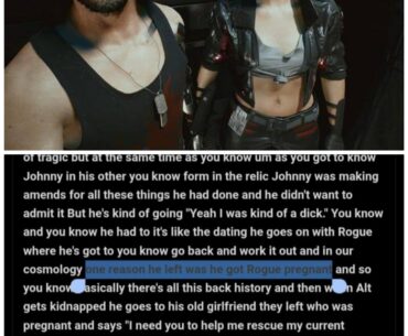 So Johnny really is the father of Rouge’s son?