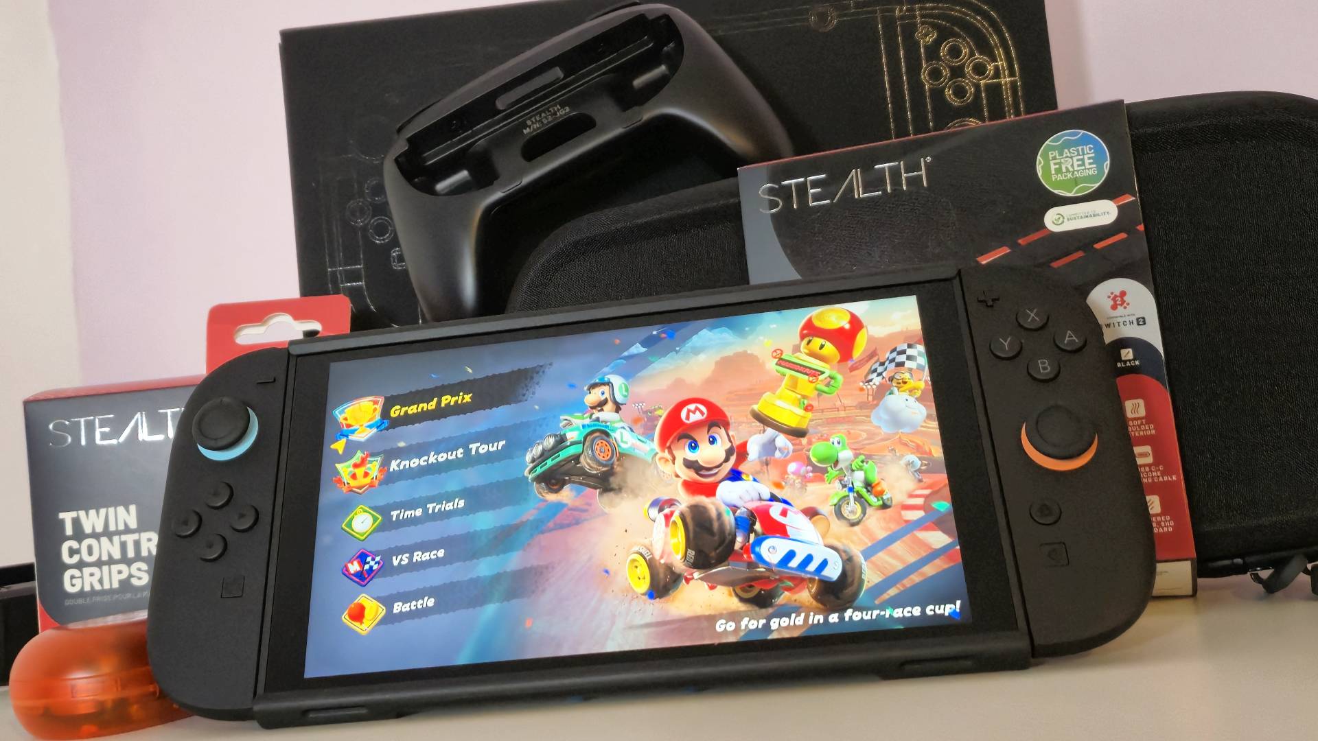 Where to buy Nintendo Switch 2 this Prime Day (and all the biggest deals for lucky owners) Photo by Rosalie Newcombe of the Nintendo Switch 2 sitting with a pile of accessories.