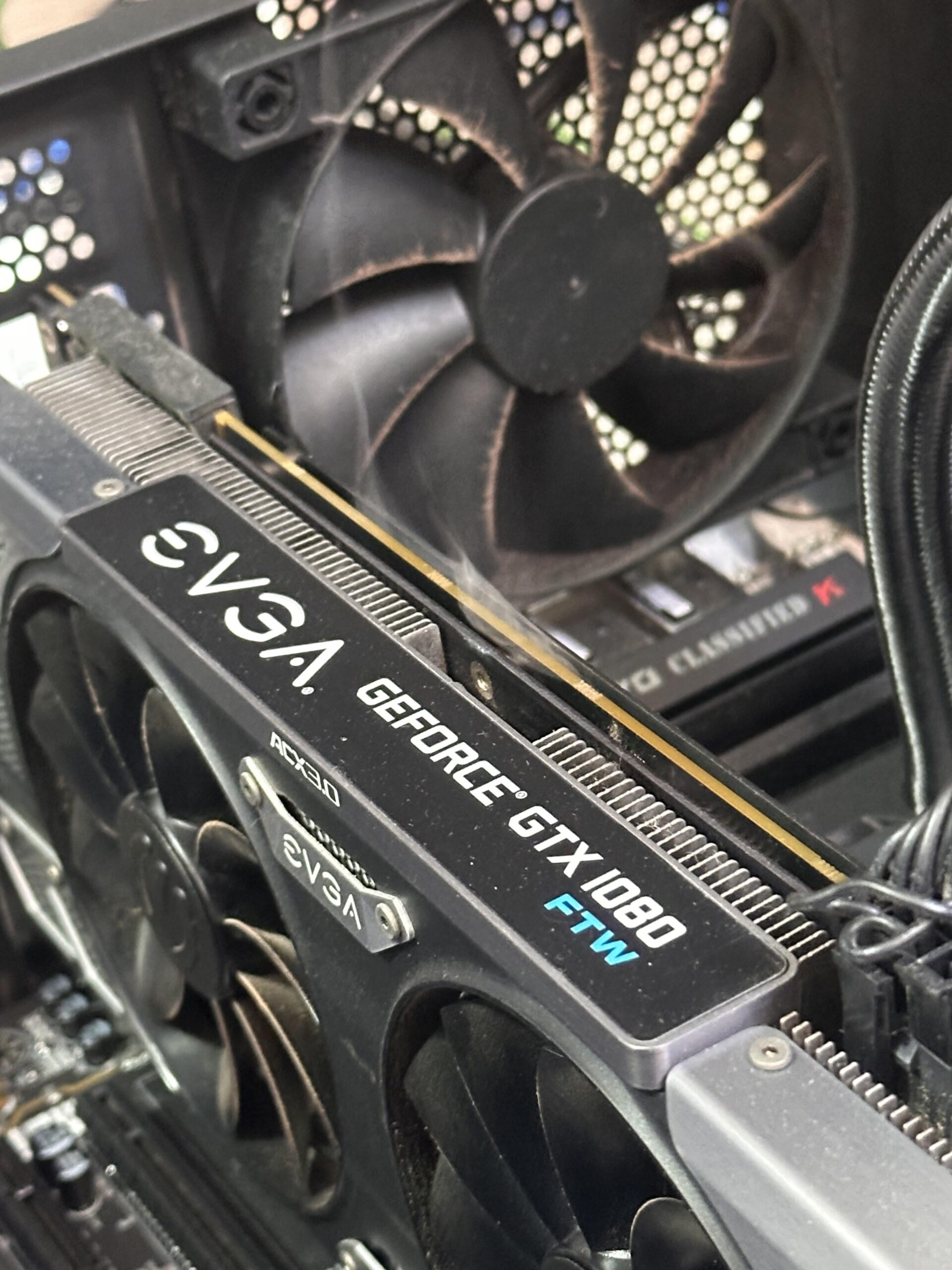 Nine years ago, some NVIDIA 10 series cards were literally catching fire. They issued a BIOS update that allegedly fixed it. Yesterday, mine caught on fire. I guess enough time and persistence can raise old bugs from the ashes… RIP old friend Nine years ago, some NVIDIA 10 series cards were literally catching fire. They issued a BIOS update that allegedly fixed it. Yesterday, mine caught on fire. I guess enough time and persistence can raise old bugs from the ashes… RIP old friend