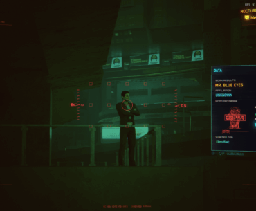 Just did the mission where you tell the mayor about him being brainwashed. This guy looked super sketchy and i cant shoot him. Whos mr blue eyes?