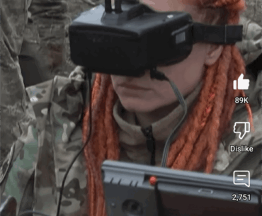 Ukrainian drone pilot