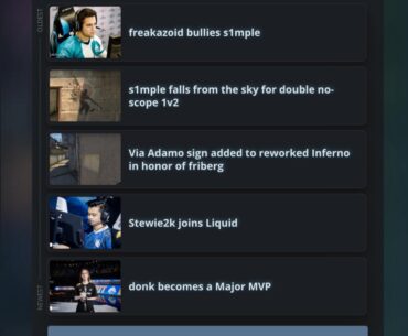 Loving the HLTV timeline game