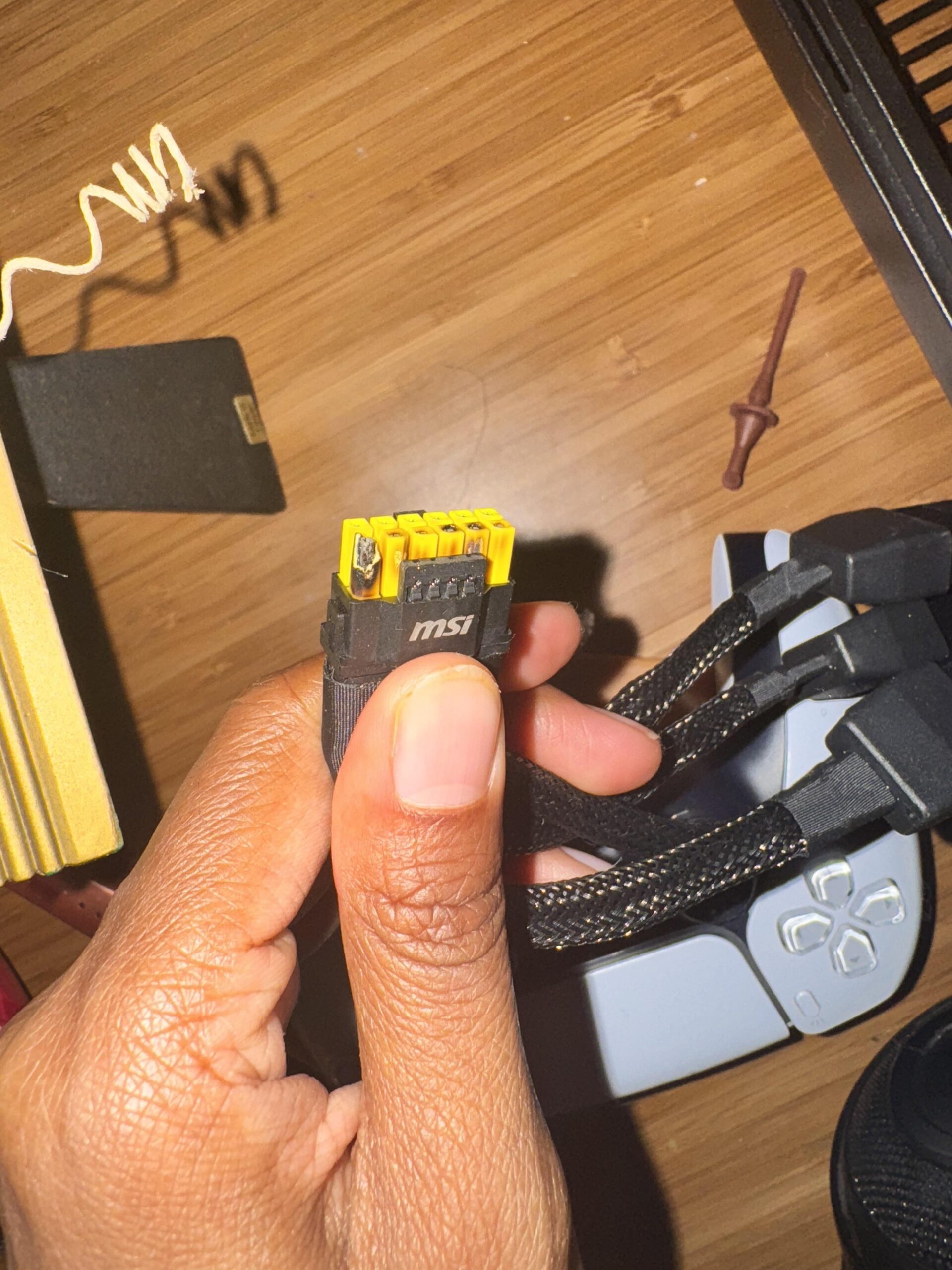 Melted connector, GPU isn’t even 4 months old Melted connector, GPU isn’t even 4 months old