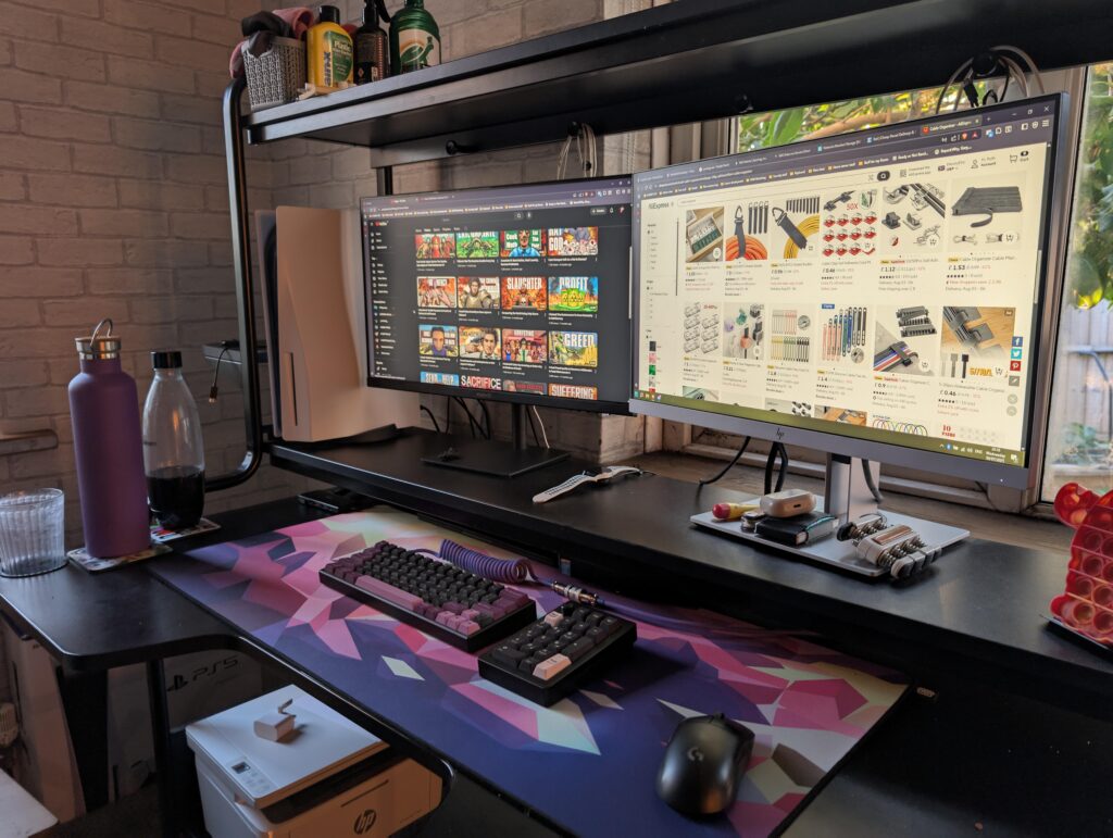 My very average "battlestation", but it's come a long way for me