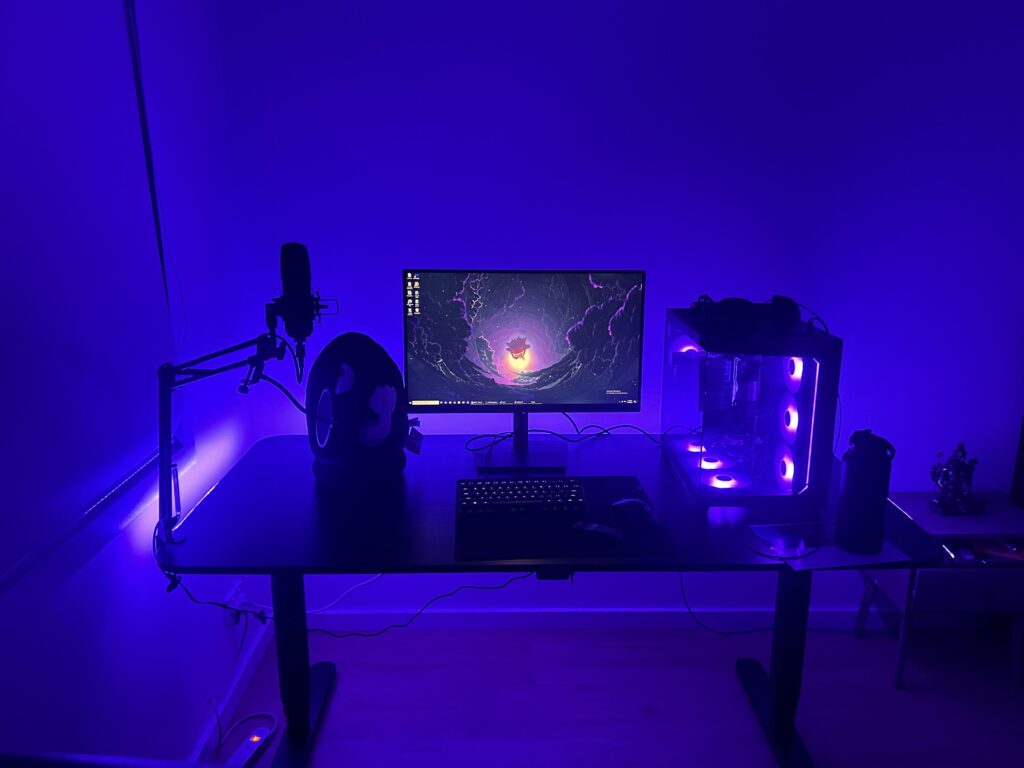 My gengar themed set up!!