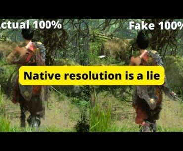 After Wuchang: Fallen Feathers developers claimed to fix performance issues, Daniel Owens has determined the game is now simply lying about the render resolution.