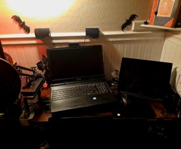 The screen is falling apart, the speakers don't work and there's cobwebs with spiders