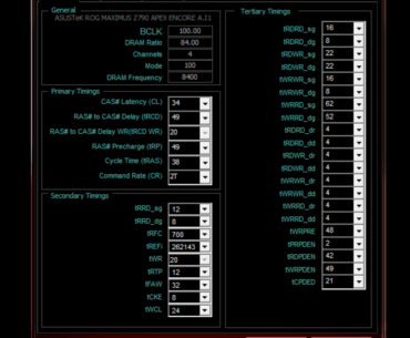 DDR5 8400 Timings, Any Improvements I can Try?