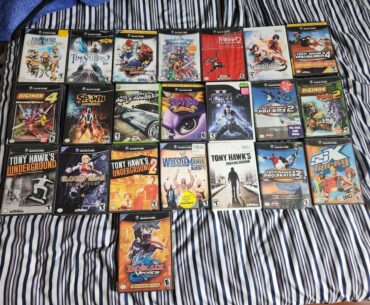 Here is my little GameCube/Wii game collection.