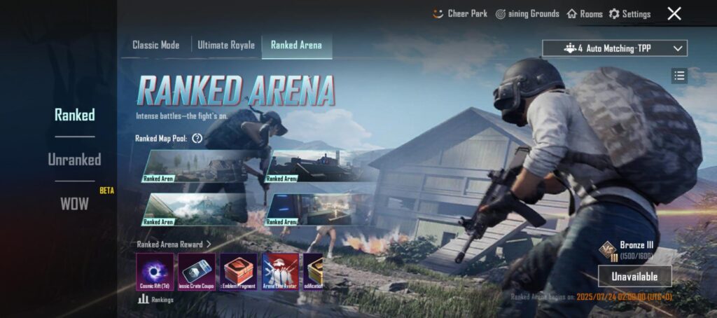 Rank arena?