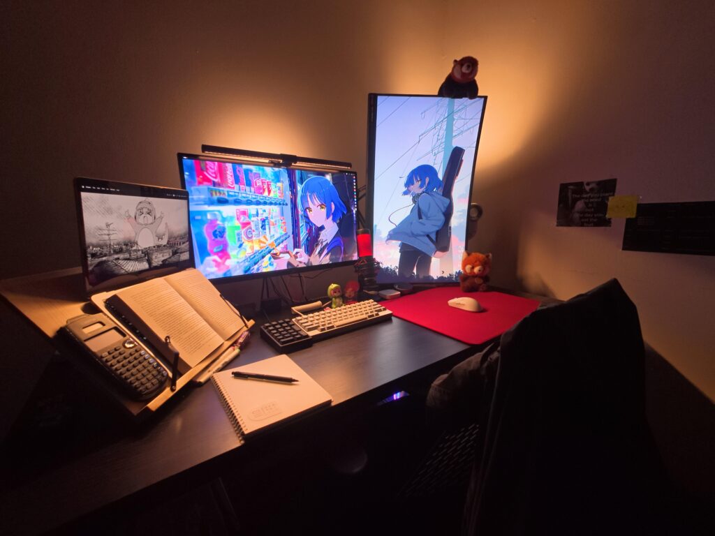 too lazy to do cable management :P