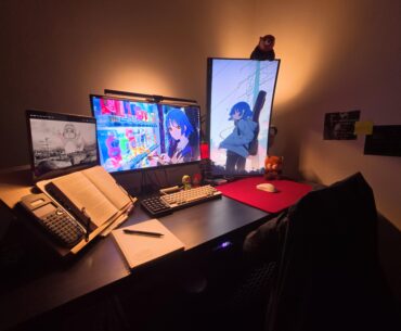 too lazy to do cable management :P