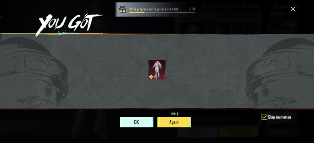 They will literally give me anything except M416 GLACIER
