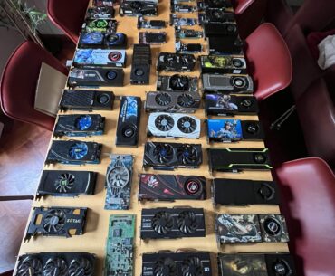 update on my gpu collection, i think im addicted on buying them