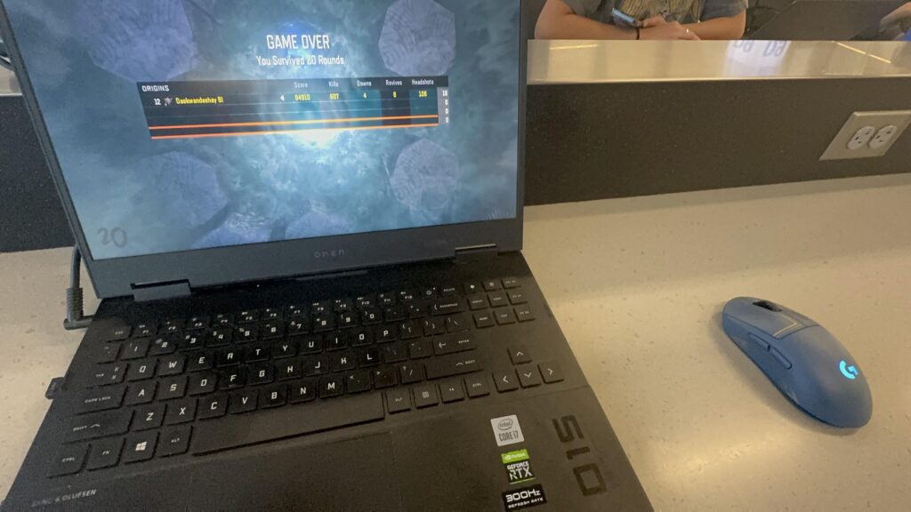 I beat origins while waiting for my infinitely delayed flight
