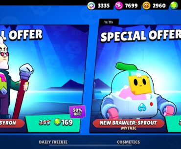 Apparently dividing 349 by two can give you two different answers, at least according to Brawl Stars' 50% off deal.