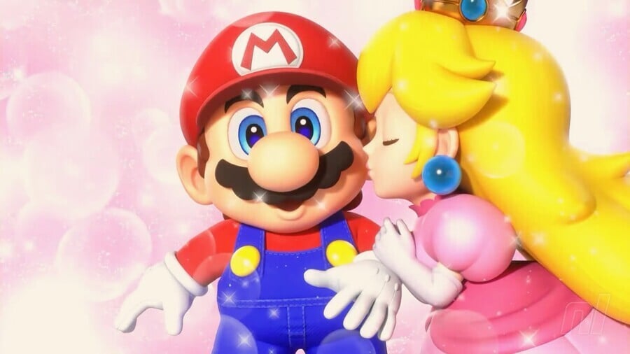Super Mario RPG Kissing
