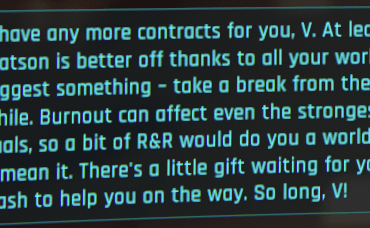 Think The Game Is Trying To Tell Me Something...