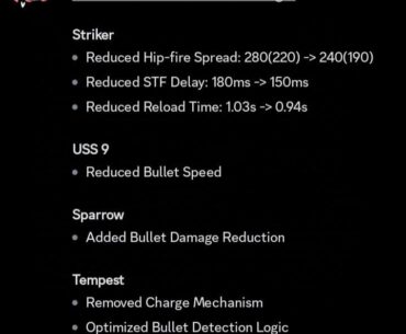 USS9 is getting another useless nerf next season.