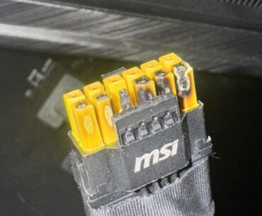 MSI 5090 Suprim SOC burnt power connector