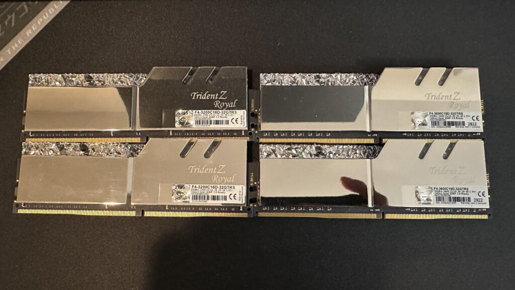 different speeds of the same RAM?